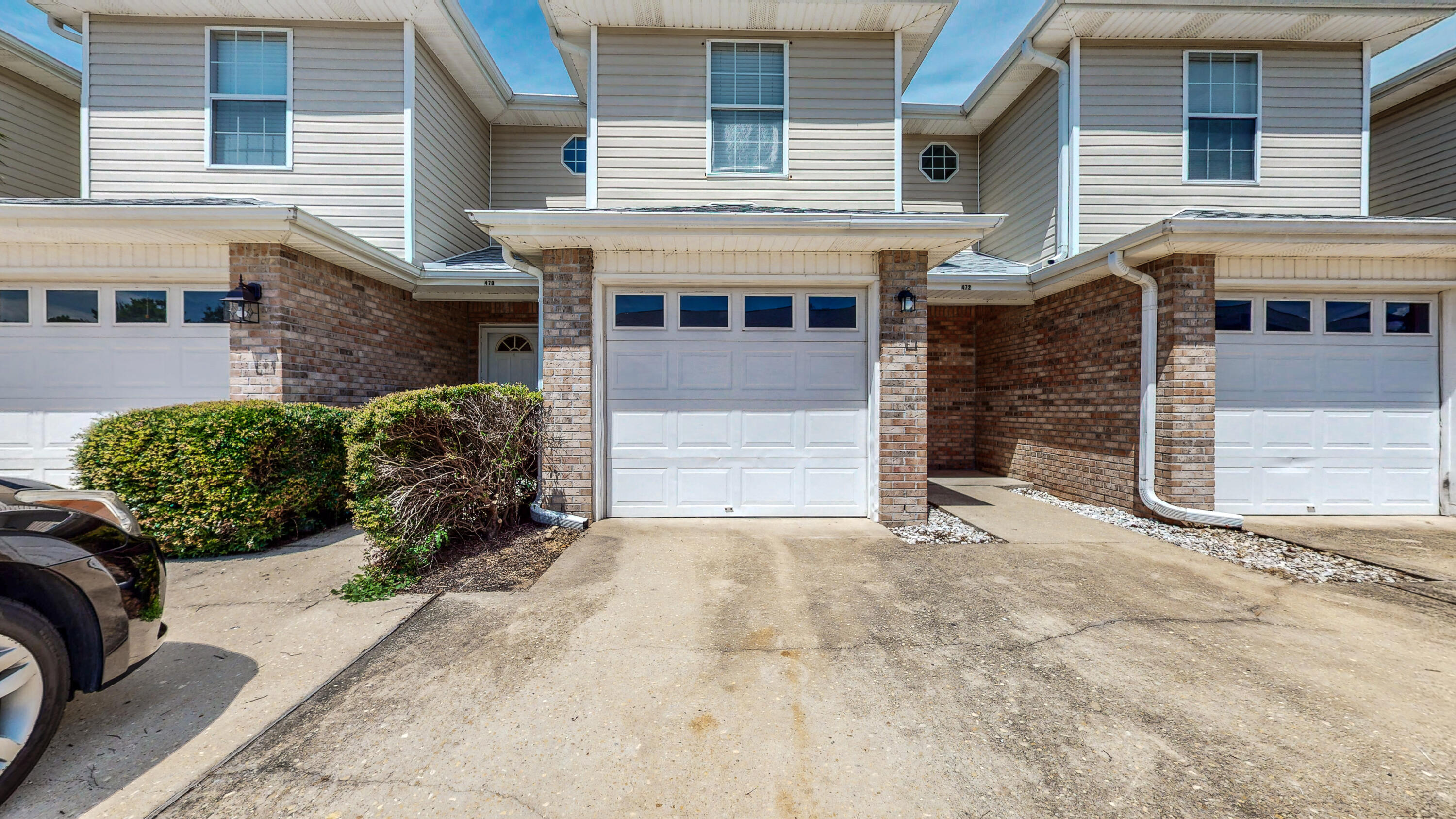 Only Townhome on the market WITH a garage for 250k or LESS within the FWB/Mary Esther Area! Just minutes (1.3 miles) from Hurlburt Field AFB! This townhome has 2 bedrooms, 2.5 baths and a 1 car garage. Spacious great room w/ French doors leading to outside patio and the townhome is newly remodeled with new carpet, paint, fixtures, lighting, stainless steel appliances,2022 water heater, 2016 HVAC, 2019 Roof. The floor plan is outstanding with two master suites & two baths upstairs and 1/2 bath downstairs. Other features include: auto-garage opener, washer|dryer hookups, closets throughout, extra storage underneath stairs, ceiling fans in bedrooms, vaulted ceiling, and fenced private back patio.