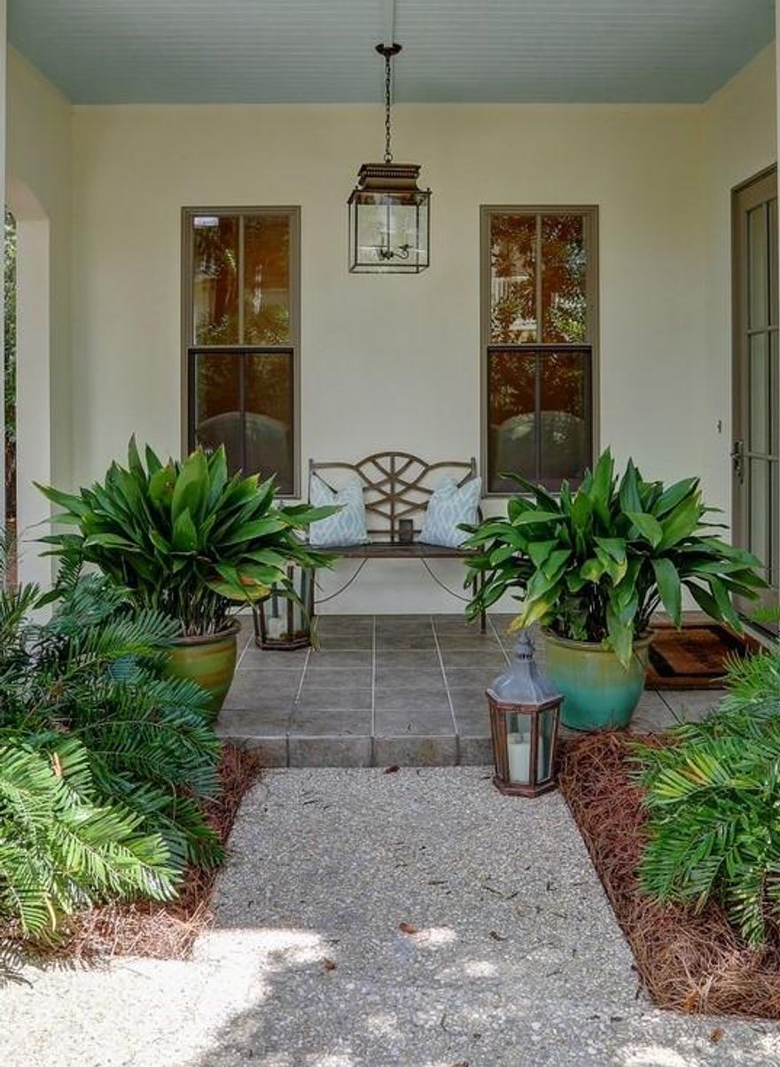 Discover 30A's best kept secret & escape the chaos of short-term rentals, and enjoy all that 30-A has to offer from this immaculate lakeview home! This peaceful paradise is surrounded by Deer Lake State Park & Camp Creek Lake-a rare coastal dune lake that flows into the Gulf of Mexico. A privacy gate completes this nature lovers retreat. Don't miss a chance to own this charming 3 bedroom, 3 en-suite baths, plus office, lake home at a below appraisal price! Large bedrooms & loads of closet storage, plus oversized attached 2-car garage set this custom home apart. Quality high-impact wood windows & doors, professionally decorated lighting & window treatments, new kitchen faucet, brand new A/C & cozy fireplace, plus hydrotherapy master bath. Home warranty & termite bond in place. Lush landscaping & outdoor dining by bubbling fountain.  Relax on one of the many screened porches & enjoy all the lake has to offer on the beautiful community dock. Storage provided for your yolo or kayak- paddle to the sea for an unforgettable experience!  Walk or bike to The Hub or Deer Lake State Park Beach and soak up the sun or ride the waves at the most gorgeous beach.  Or, enjoy shopping & dining at Seaside, Alys, or Rosemary Beach.  Where else on 30-A can you enjoy ALL of the amenities of the lake, beach and park, while being exclusively tucked away & fully immersed in nature from your quality built custom home?!