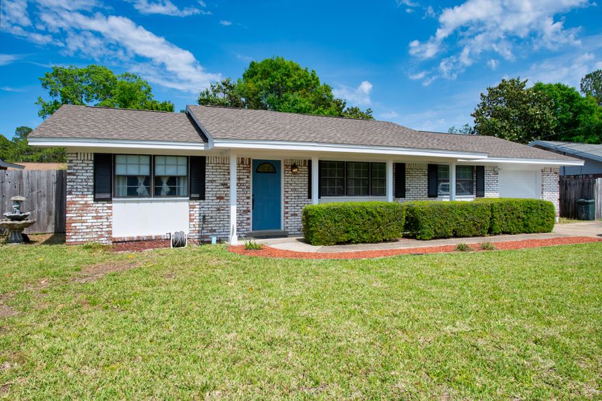 Welcome home to the beautiful Casa Loma community in Mary Esther! Only minutes away from the front gate of Hurlburt Field and only a short trip to the beach and shops! As you walk into your new home, you'll notice the delightful mix of hardwood flooring and new Vinyl planks. Head down the hallway and you'll notice two sizable bedrooms and your large master at the end. As you head to the south side of the house, you'll notice three living areas, a dining room, and a newly refurbished kitchen! Your spacious family room features a large wood burning fireplace and tall ceilings. Venture out back to your sizable backyard and patio perfect for BBQing and entertaining. Call to schedule a showing today!