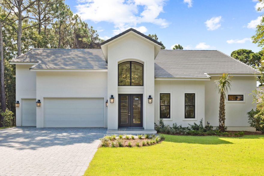 Be the very first to experience the elegance of 8842 St. Andrews, a brand-new masterpiece just being completed. Perfectly placed in the exclusive enclave of St. Andrews within Sandestin Golf & Beach Resort, this home offers rare tranquility with the nature preserve as your backdrop and neighbor. Here, privacy meets prestige--quiet, tree-lined streets wind toward your doorstep, while world-class resort amenities, championship golf, and sugar-white beaches remain just minutes away.A stately front entry opens to a light-filled foyer, where custom fine finishes hint at the craftsmanship found throughout. Down the hall, the impressive great room takes center stage, featuring stunning ceiling beams, a cozy fireplace, and an abundance of windows that cast natural light throughout the expansive space. The chef's kitchen is a showpiece in both form and function, anchored by a sprawling center island and equipped with high-end appliances, dual sinks, and a pantry. Entertaining is effortless, whether you're hosting a lively gathering or preparing an intimate, restaurant-worthy meal.

The home's seamless connection to the outdoors is a hallmark feature. A patio with summer kitchen and grill invites you to savor Florida's year-round sunshine, while the landscaped backyard offers tranquil vistas of the preserve stretching beside and behind the home.

The primary suite is a private retreat, featuring a generously sized bedroom and a custom-fitted luxury dressing closet with sitting area. The spa-like bath includes an expansive shower with the soaking tub, shower bench, and elegant tile work all enclosed. A private patio off the primary suite is perfect for quiet mornings or starlit evenings.

On the main level, a versatile fourth bedroom with walk-in closet serves equally well as a guest room, office, or flex space, with direct access to a stylish bath that also functions as a powder room for the main living spaces. Upstairs, two spacious guest suites each enjoy their own bath and walk-in closetone with built-in bunks for added versatility. The second guest suite also features an oversized storage room, easily reimagined as a theater, craft room, or fitness studio.

With a two-car garage plus golf cart bay, a prime position in one of Sandestin's most peaceful neighborhoods, and effortless access to the resort's world-class amenities, 8842 St. Andrew's offers an unparalleled lifestyle. Residents enjoy abundant amenities, including 5-Star golf courses, tennis and pickleball, biking and hiking trails, a 210-slip full-service marina, and the vibrant Baytowne Wharf for dining, activities, and shopping. The ever-growing Grand Boulevard Town Center, featuring Emeril's and other great restaurants, retail shopping, Starbucks, a movie theater, and Publix Grocery, is a short golf-cart ride away.

A home of this caliber, in this location, is a rare opportunity crafted for those who appreciate quality, privacy, and the beauty of the Emerald Coast.