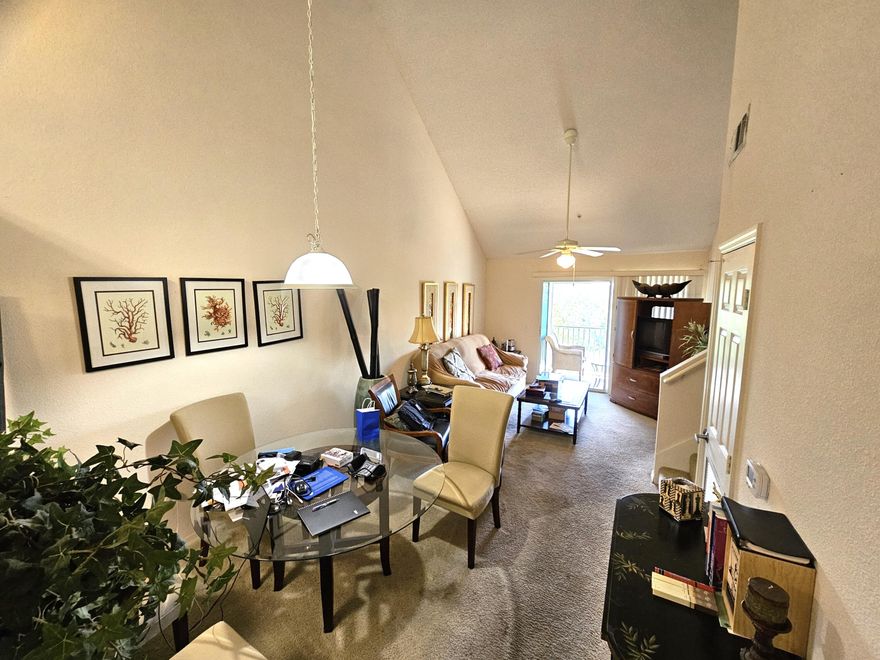 Welcome to low-maintenance lifestyle at The Florida Club. Enjoy the beautiful landscaping, views and amenities available to residents. Amenities include a pool, hot tub, grills, community room with kitchen and fitness center. This is a smart 2 bedroom 2 bath floorplan with spacious living space, vaulted ceilings, bonus loft for office, studio, etc. Enjoy beautiful vistas from your living room, master bedroom and private screened balcony this top floor unit. Plenty of parking places and an elevator. The Florida Club is conveniently located near golf courses, Rocky Bayou State Park with boat ramp, Bluewater Bay Marina, grocery stores, restaurants, shopping, entertainment and easy access to the Mid-Bay Bridge just a few miles down the road.