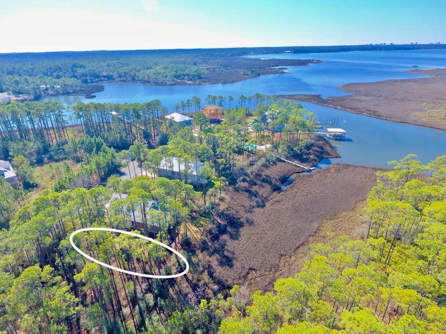 This .30 acre lot is surrounded by beautiful water views of the Bay and Bayou. Cessna Landing is a private gated community with pool and boardwalk access to the Choctawhatchee Bay. Launch your kayak or paddle board or spend the day fishing from the boardwalk. Located less than .25 mile from the public boat launch, this is an ideal location for boat owners with easy access to launch your boat in the bay. Cessna Landing is centrally located off of Highway 98 and Highway 393, and within 4 miles of public beach access to the Gulf of Mexico, Scenic Hwy 30A, Gulf Place restaurants, shopping and entertainment. With easy access to Highway 98, enjoy close proximity to Sacred Heart Hospital, Grand Boulevard, Sandestin, beautiful beaches of South Walton, shopping, food, events and entertainment.
