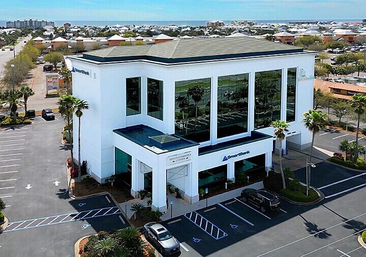 One of Destin's finest office buildings, the Destin Commerce Center is conveniently at the corner of Emerald Coast Parkway and Crystal Beach Drive, blocks from the beach. Other conveniences include proximity to retail shops and restaurants of Destin Commons and Shoppes at Paradise Isle. For a virtual tour of the space, please follow this following link: https://tour.pivo.app/view/8ef356de-f1f7-4820-9ba2-d33424796e28