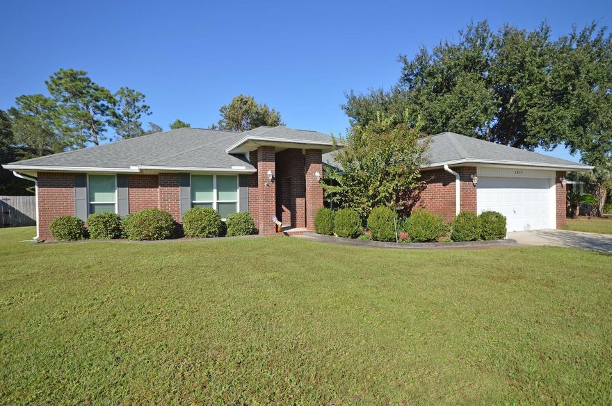 Beautiful well maintained home in Spanish Trace; Step in to your home with warm Pergo wood in office, tile, and carpet floors, Home has a wonderful open split floor plan; Home has Large Living room with tiled Fireplace; New impact windows throughout home for added efficiency. Kitchen has solid surface countertops, stainless steel appliances and convenient breakfast bar and breakfast nook! Stove is modern smooth top design; Home also Formal dining also adds to wonderful entertaining events. Office is Very Large with warm hardwood floors! Bathroom updates include solid surface countertops and updated fixtures, Master bath has a double vanities. Home has 2013 HVAC system .Double garage has lots of space for vehicles or storage. Privacy Fenced Large Backyard adds family enjoyment with