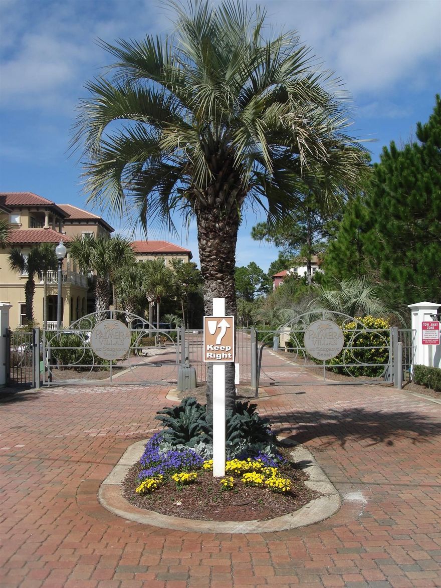 This Gulf-view lot is in a small, gated neighborhood. Lot 14 in Palmeira Villas at Seagrove Beach offers Gulf views from the third floor and is approximately 200 yards from the beach / public beach access. This interior lot is also within easy walking distance of a seafood market, Caf 30-A, Cocoon's, Angelina's, The Perfect Pig, Sweet Spot Ice Cream, and Big Fish Bike Rentals. Build your beach retreat here and walk to just about everything you need. Low HOA dues and no build out time.