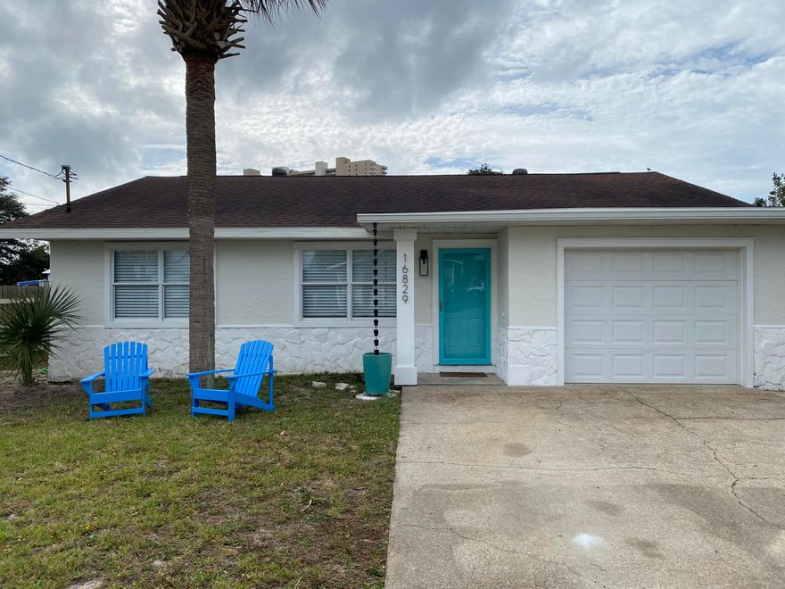 Newly Renovated 3 bed 2 bath unfurnished property located 3 blocks from a Gulf Coast beach entrance in Panama City Beach is available for rent and move in ready.Kitchen includes new granite counter tops with a large basin stainless steel sink with disposal, a new refrigerator, and a new microwave.  Glass top electric stove with a full duct venting fan and dishwasher as well. New water heater and the AC is cold and has been properly maintained. New washer and dryer in the large laundry room with utility sink. Nice backyard and full garage.All 3 Bedrooms can accommodate King sized beds. Both bathrooms contain newly installed vanities with double sinks and lots of drawers.