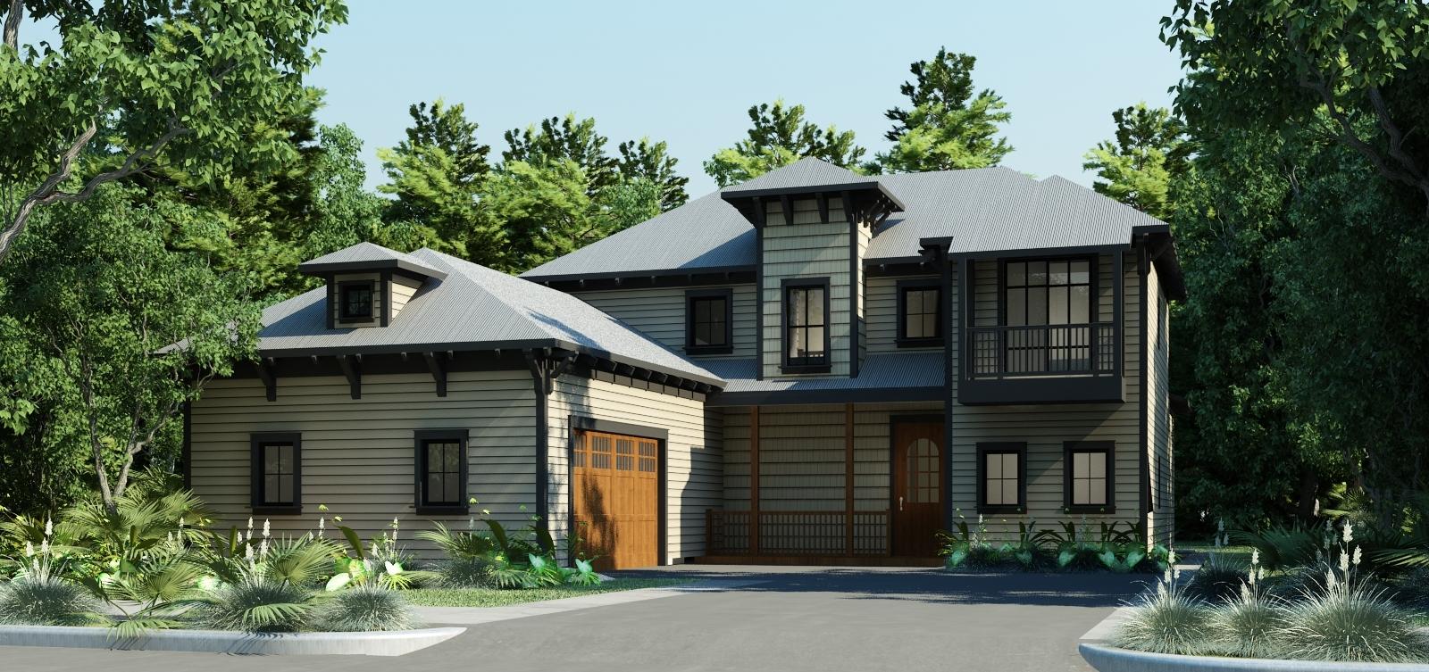 New construction home in the quiet gated community of lovely Lake Merial. The St. George plan features 4bedrooms, 4 1/2baths including 2 masters, one upstairs and one down. You will enjoy the open concept living starting in the chef's kitchen which is finished with European cabinetry, a large island, and a walk-in pantry. The kitchen as well as the living and dining area contain large windows that allow natural light to fill the main living space. You will find hardwood floors, and LED lighting throughout.