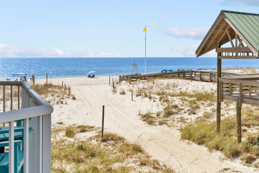 PRICE IMPROVED!!! Private balcony with stunning views of Gulf of Mexico and white sandy beaches. This is one of the highlights of the unit, providing a serene getaway! Unit 206 has 2 bedrooms w/king size beds and smart TVs. Living area has a smart TV and a queen-sized Murphy bed (cabinet). 2 bathrooms makes this unit ideal for small families or groups; 1 bath has shower only, the other bath has a tub/shower combo. Laundry room with full sized washer and dryer.   Rully furnished! Turn-key ready for your convenience! Islander is a beachfront condominium located on Okaloosa Island, part of the beautiful Emerald Coast in Florida.  20' x 80' heated pool w/ restroom, shower area and access lift for guests needing assistance. ~ Event Venue/ community room ~ BBQ grill area~ Shuffleboard court~