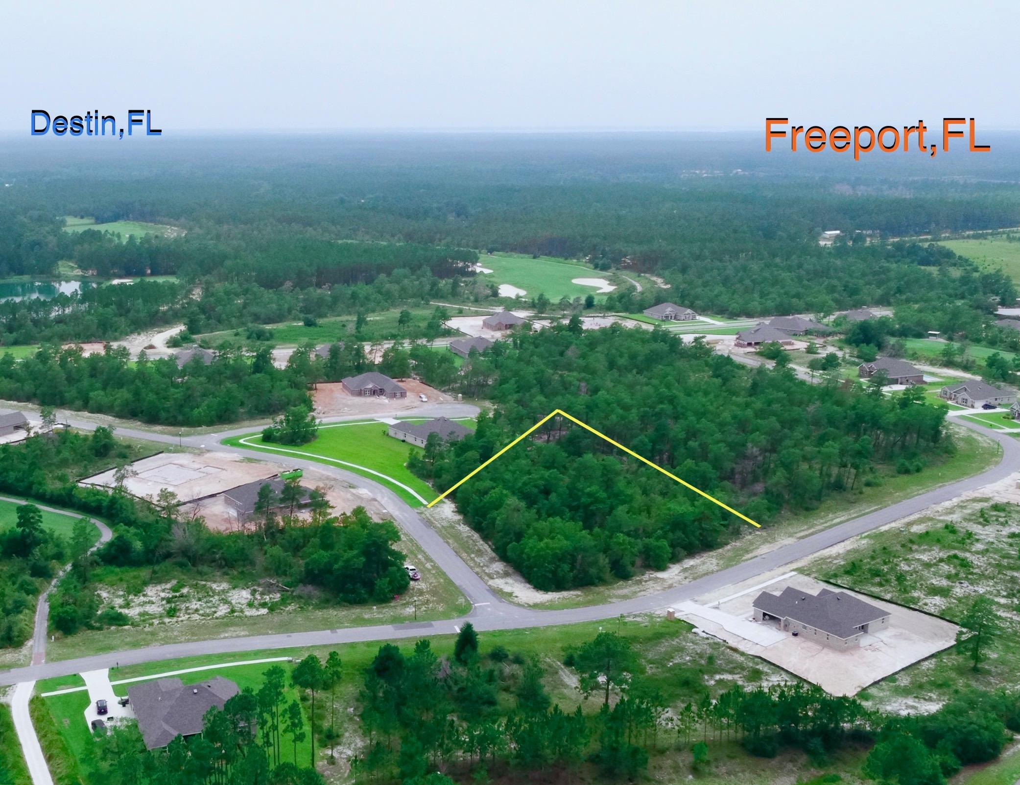 1.43 Acre Lot in Windswept Estates! Amenities: Pool, Clubhouse, Pavilion with Grills/Picnic tables, Tennis/Basketball Courts, Playground & Nature Trails. East of Freeport, 6 miles from Publix Shopping Center. Easy access to NWFL Beaches Int'l Airport. Centered in between Destin & Panama City, 25 minutes to 30A Beaches & the Emerald Coast. For more