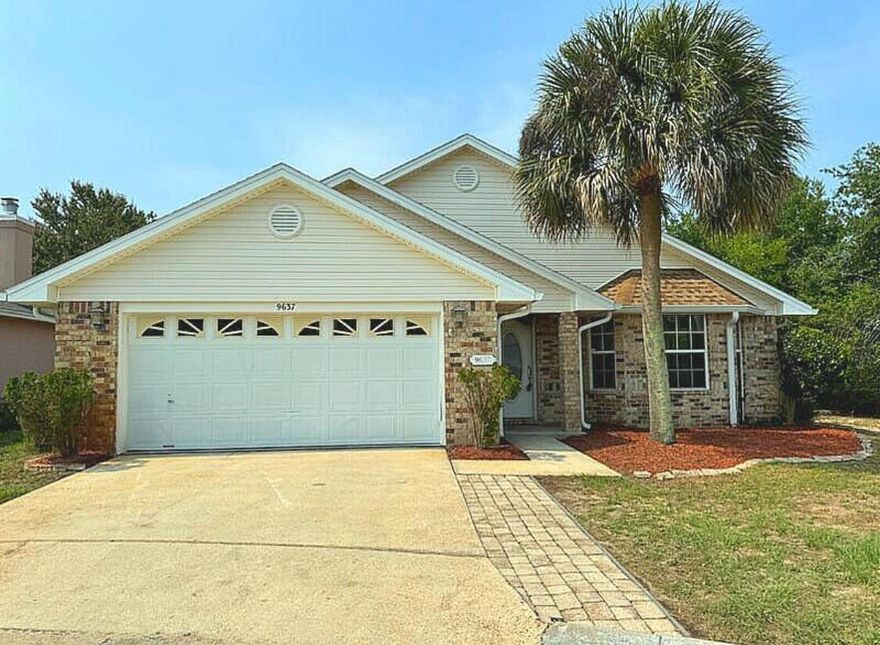 Ready for immediate occupancy this residence  is situated in the gated community of Parker's Landing. This private neighborhood offers a community pool,  walking & jogging trail around a lake, and picnic area with gazebo. This spacious residence features two living rooms with kitchen, conveniently located between the two. Split floor plan as well with the additional bedrooms to the left of the home and primary to the back right side. Ample parking with a full size 2 car garage. The back yard is fenced and pet friendly.