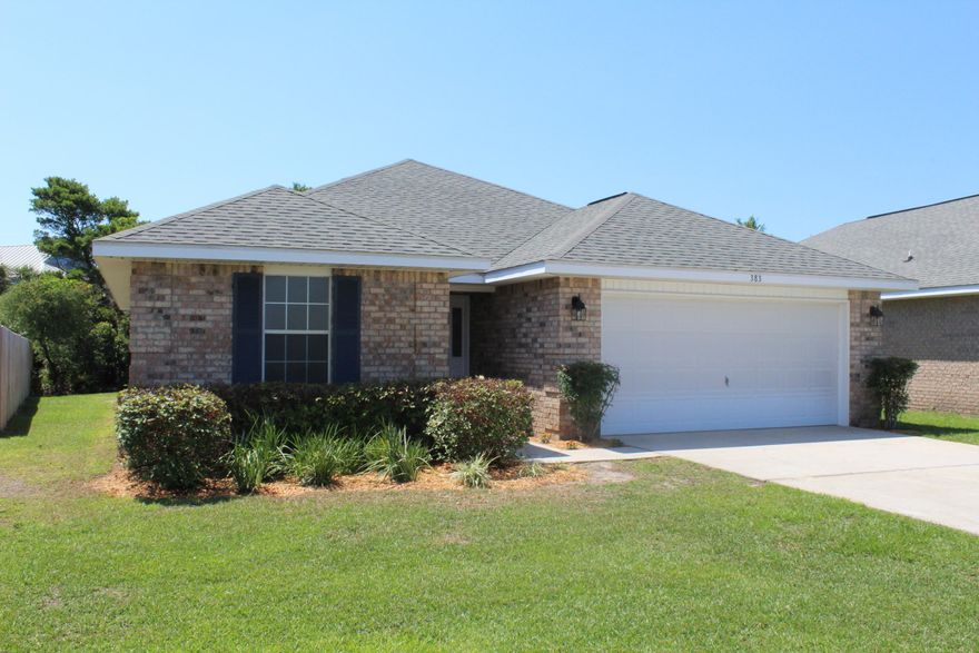 This home has just undergone a full renovation. The home has been fully textured and painted making it bright and airy which is just what you are looking for in your new beach home! As you enter the front door you will notice the rich hand honed flooring throughout the home. The Kitchen is sure to please with solid wood cabinets and sleek granite. A tasteful stone and glass backsplash has been added along with all new stainless steel appliances that really compliment the space. The floor plan is ideal with the kitchen and breakfast bar opening to the dining and great room. The cathedral ceiling throughout the area adds the right amount of depth and dimension. The master suite offers a separate shower and soaking tub along with walk in closet and beautiful ceramic tile.