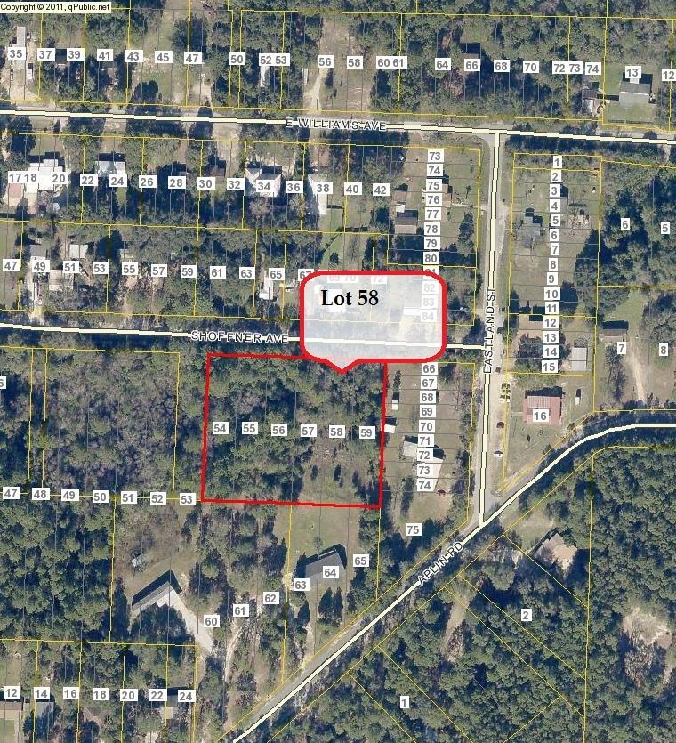 Nice, buildable lots - a total of 5 still left! Buy just one or buy 2 and have over a half acre, in the heart of Crestview! But, only pay county taxes ... this property is in the county - NO CITY TAXES! There is great potential, here!!
