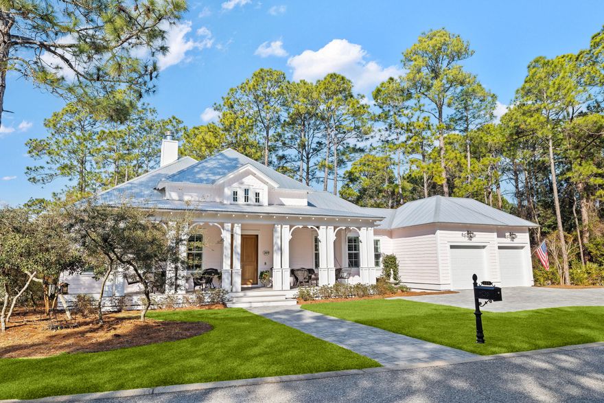 Relaxed Luxury Meets Everyday Functionality in the Heart of SeagroveWelcome to a home that truly lives well--where sunny mornings begin on the inviting front porch with a cup of coffee and friendly waves to neighbors, and afternoons wind down beside your private pool and screened-in back porch. Built in 2021, this French Country-inspired retreat offers single-level living with three spacious bedrooms, a cozy fireplace for cooler nights, and open-concept spaces that flow seamlessly from indoors to out. Whether you're hosting guests, enjoying a quiet weekend, or planning longer stays with family, the layout adapts beautifully. Tucked in the charming Sugarwood Beach communityknown for its oversized lots and unrestricted public beach accessthis home offers peaceful living just minutes from local restaurants, boutique shops, and the best of 30A. Low HOA fees, a two-car garage, and thoughtful custom touches throughout make this home equally ideal as a second residence, retirement retreat, or stylish full-time escape.