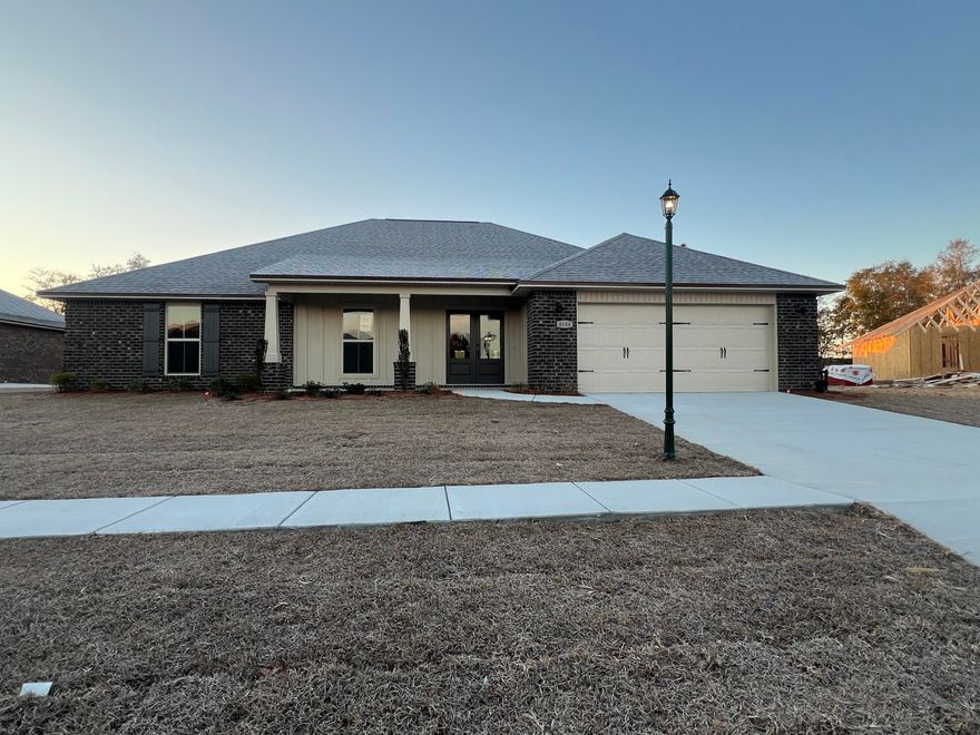 South of I-10 in the GATED Community of Chanan Estates on A CUL-DE-SAC.  Be the 1st to live in this BRAND NEW Brick Home.