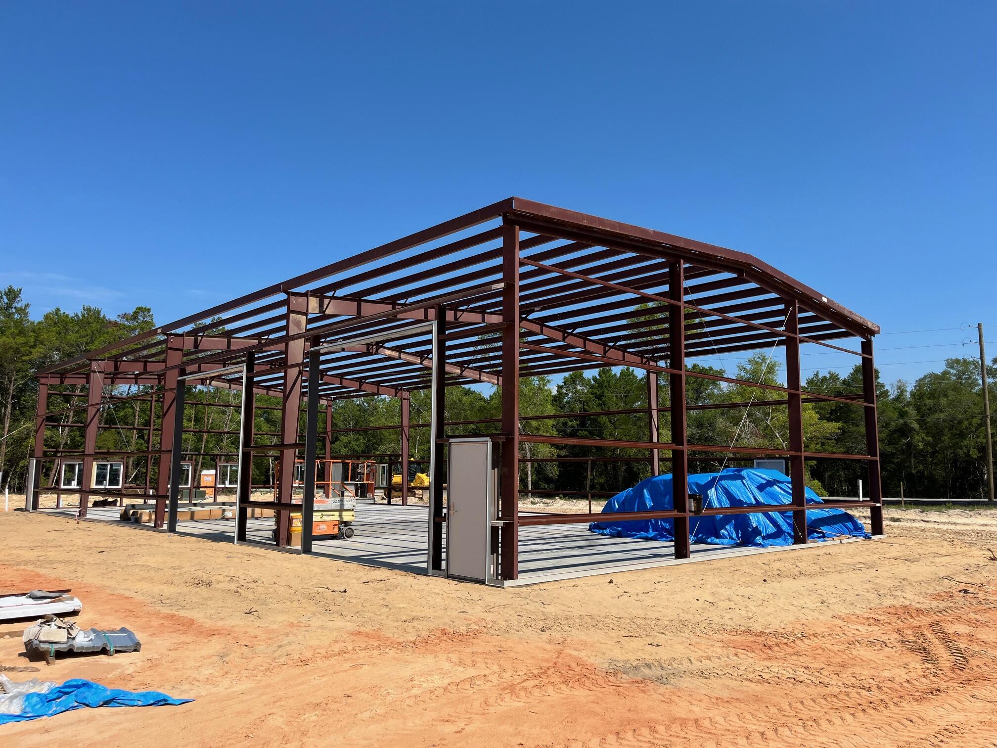 Alaqua Business Park is Walton County's newest Industrial Park consisting of six freestanding buildingstotaling 46,000sf. This 10.5 acre development is located three miles west of the intersection of Hwy 331and Hwy 20 in Freeport Fl. Phase one of this development is two buildings totaling 12,000sf with anticipated delivery date of October 2024. Each building will have 10 paved parking spaces as well as a lay down yard and 14ft overhead doors.