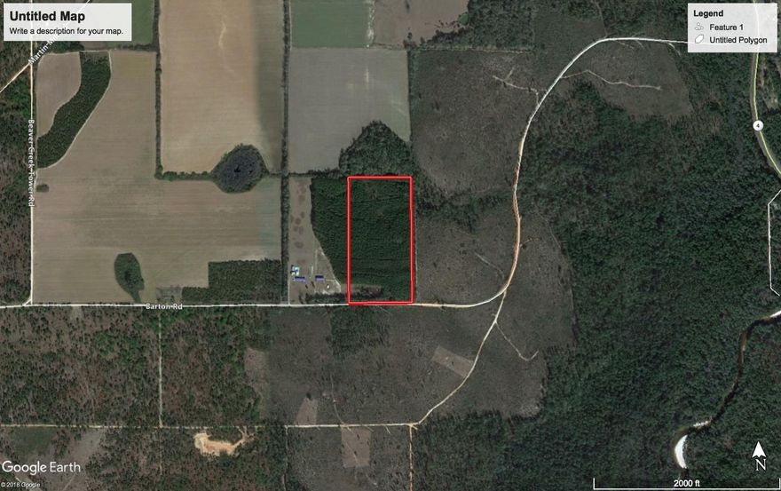 Blackwater Forrest on 2 sides close to the river but the GIS map shows its well out of the Flood Zone. Planted Timber lots of deer and Turkey in the area! This Beautiful 20 Acre parcel located in North Baker Florida could make for a perfect home site with very few neighbors. Property features an abundance of beautiful hardwoods scattered throughout. This property will not only provide a future buyer with a ton of potential for a nice secluded home site, you could also use this property as a recreational get away.
