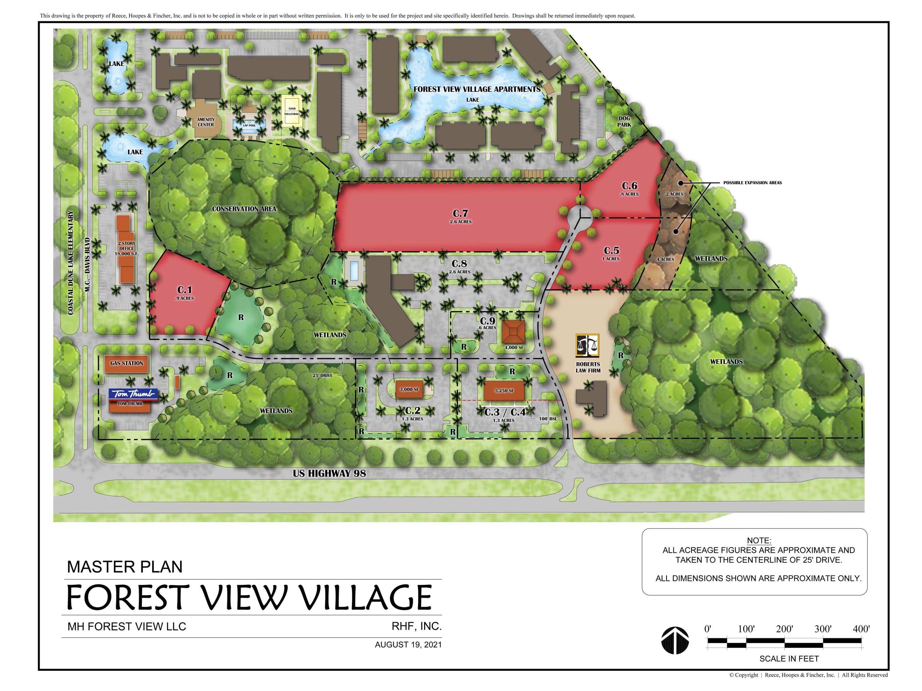 Great Development Opportunity For Sale in South Walton County. Seller will Sell All or separate parcels Bubble Development Order in place. This property is zoned for Retail, Fast Food Restaurant,  C3/C4 is FOR  SALE @ $1,800,000   C2 is For SALE @ $1,400,000These Parcels have a deed restriction of 8,250 sq' of heated and cooled space. Seller also has a 6 acre Parcel For Sale @ $3,900,000. SEE ALSO MLS #878672