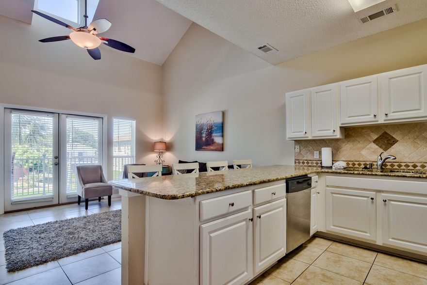NEW HVAC INSTALLED MARCH 2020! Prime Crystal Beach location! This updated two-bedroom, two-bathroom condo is only steps from the beach and is being sold fully furnished and rental ready. The open living, dining and kitchen are great for entertaining and the large balcony is the perfect spot to relax after a day at the beach. A convenient bedroom and full bathroom are located on the first level, with an upstairs loft serving as a second bedroom with its own full bathroom.Caribbean Dunes is a popular low-rise community in the heart of Crystal Beach with a community pool and excellent proximity to the white sandy beach. Enjoy shopping and dining nearby at the Destin Commons, while being just a short drive to the Destin Harbor.