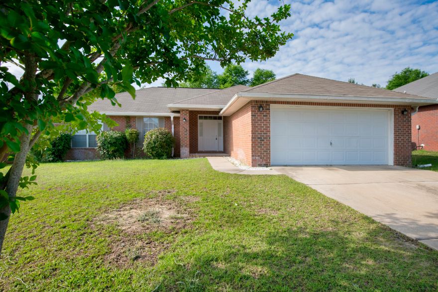 Hurry on out to this Adorable Move-In Ready Gem with a surprising 4 Bedrooms! Easy to See and Love! Just off Redstone Road, it's near shopping and essentials while still being on the South End of town for an easy commute to Bases or the Beach!! This home includes open living space without losing all the kitchen cabinets! Bright and Cheery! No nonsense split floorplan, with ample wall space for furniture. Lots of windows shedding natural light into every corner. Practical Adams Homes design where every inch is usable, with just the right space to live and grow. Cozy neighborhood is well maintained without the hassle of an HOA. One Year Old Republic Home Warranty Offered for YOUR peace of mind. Pre-Listing Home Inspection is available to potential buyers.