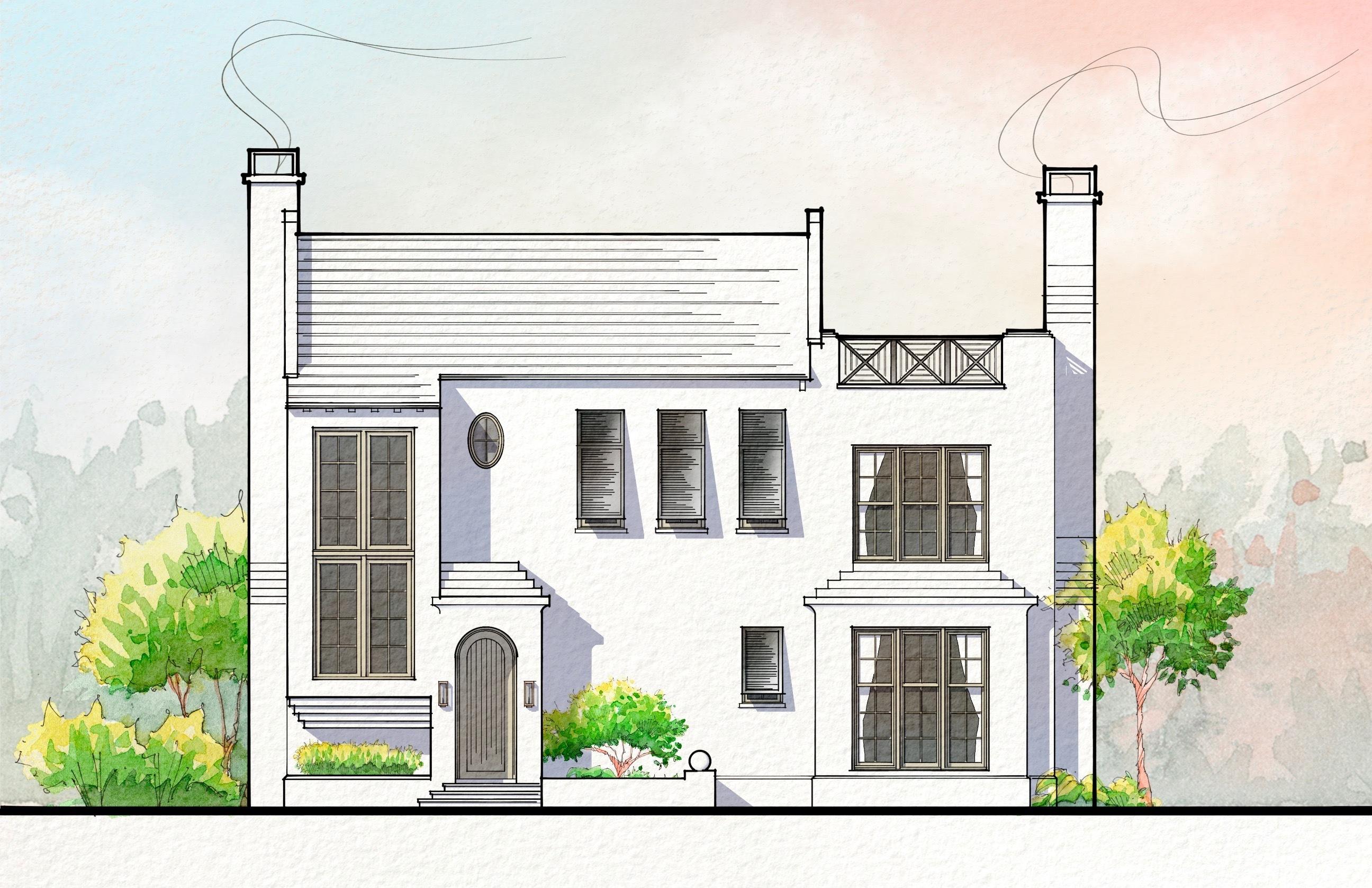 Exclusive Alys Beach homesite conveying with approved building plans from the world-renowned architects at A BOHEME Design. The design scheme showcases over 4800 square feet of heated/cooled space; a large open concept living space; an attached carriage house; 5 bedrooms; 5 full bathrooms; 3 half bathrooms; a secondary living room; 2 master suites; an oversized courtyard with pool and spa; rooftop terrace; 2 car garage and elevator. The ''house type'' property offers a fully detached home on an oversized lot in one of the most secluded areas of the development. Building plans are ready for bid and permitting to commence construction immediately. Do not miss this opportunity to create your future in Alys Beach.