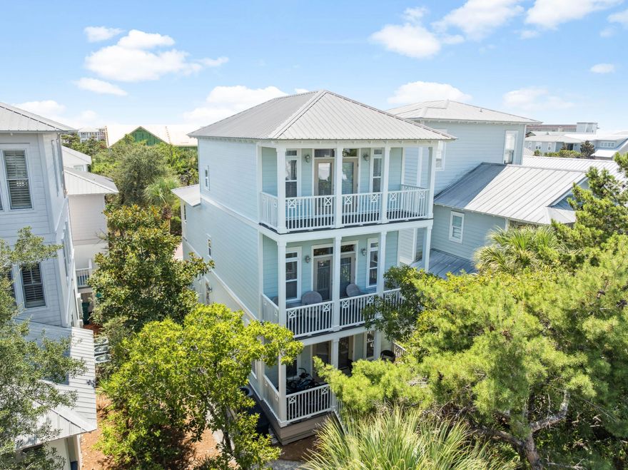An inviting coastal retreat, this 4-bedroom, 4-bathroom home spans 2,420 square feet and offers a bright, open floor plan ideal for gatherings. With two spacious primary suites, the layout provides exceptional privacy for extended family or visiting friends, making it a standout choice for second-home living or a strong rental opportunity. The main living level flows seamlessly from the kitchen to the dining and living areas, creating a welcoming space for relaxed conversation after a day at the beach. Each bedroom is generously sized, and the home has been thoughtfully maintained, offering comfort and ease from the moment you arrive. While the home reflects years of care and enjoyment, it also presents a wonderful opportunity for a buyer to personalize and update it to today's coastal style. As the least expensive home currently available in Seacrest Beach, it offers remarkable value in one of 30A's most amenity-rich communities.

Ideally situated in Seacrest Beach, owners enjoy access to the iconic 12,000-square-foot lagoon pool with children's splash area, seasonal tram service to the private deeded beach access, and scenic walking and biking paths throughout the community. Dining, boutiques, and entertainment in Seacrest Beach Village are just moments away, along with easy access to Rosemary Beach, Alys Beach, and the Timpoochee Trail, making this home an exceptional way to experience the 30A lifestyle. Home sold fully furnished. Buyer to verify all information and dimensions.