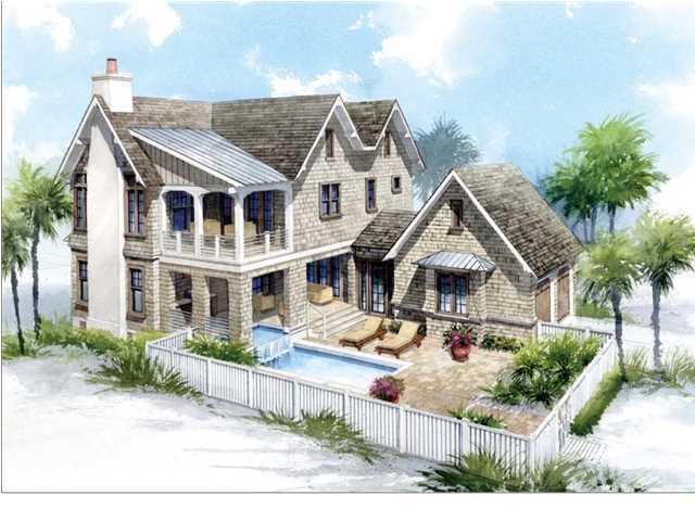 This is a great new development in the exclusive Watersound Beach subdivision - Spyglass Plan. This home boasts an open floor plan with 2970 square feet, 4 bedrooms, 4 baths, a bonus room plus all the upgrades you would expect at Watersound Beach. Enter through the Watersound gate and enter your own paradise. This home has courtyard and the exterior will have a mahogany front door, cedar shake siding with stainless fasteners, and Bevolo gas lanterns. The interior comes with granite and limestone countertops, custom molding, paint grade beam and wood paneling treatments, custom stone flooring and reclaimed oak hardwoods throughout. Please contact a member of the sales team for all of the details to this amazing home.
