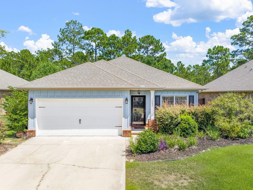 Adorable 3 bed/2 bath home with separate office in Whispering Lake. The spacious family room has vaulted ceilings and flows into the amazing kitchen that boasts granite counter tops, stainless-steel appliances, an island, and a gorgeous back-splash. The large master bedroom easily accommodates a king size bed.Master bath has a double vanity, garden tub, and a 7 ft shower with a walk in closet. The dining room/office space is very versatile and has endless options An attached double car garage will finish checking all the boxes! Whispering Lake is a beautiful community and is centered around a tranquil fresh water lake that is perfect for fishing. Conveniently located in Santa Rosa Beach, Whispering Lake is just minutes from the beautiful white sand beaches, an upscale grocery, area favorite restaurants, golf, shopping and the local hospital, making this the perfect place to call home.

A Rental Application Fee of $70 for each applicant will be collected to initiate a credit screening and criminal background check as part of the application evaluation process. Beach Sunsets Inc charges a Tenant fee of $25 per month payable with rent.  Renter's Insurance is required;  Option available for $11.95 per month.  Pet Security Deposits are $500 PER PET and refundable if there is no damage at lease end. Pet Rent is $25 PER PET per month. At lease execution, security deposit(s), pet security deposit(s), and any lease required prepaid rent are due and payable. Your first rent payment is made the day you move in and due the 1st to 5th of each month thereafter. 