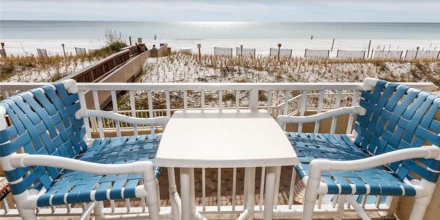 What a view - Overlooking the beautiful Gulf! Enjoy the ocean air, sugar white beached from your spacious balcony. Sleeps 8 comfortable. Seller just spent 25K in remodeling the bathroom with local designer & New AC 2016 & creating an Owner's Closet. Amenities galore & not always found in gulf front properties. Included are: Gulf Front Heated Pool, Covered Parking, Fitness Ctr., Lighted Tennis Court, Shuffle Court and Owner's Party room with full kitchen. Great Rental income 2016$29,406 & 2015 $24,415 gross income Buyer to verify square footage and dimensions. New Dishwasher & Microwave. This is probably the nicest unit in Island Echo, a truly first class condominium!