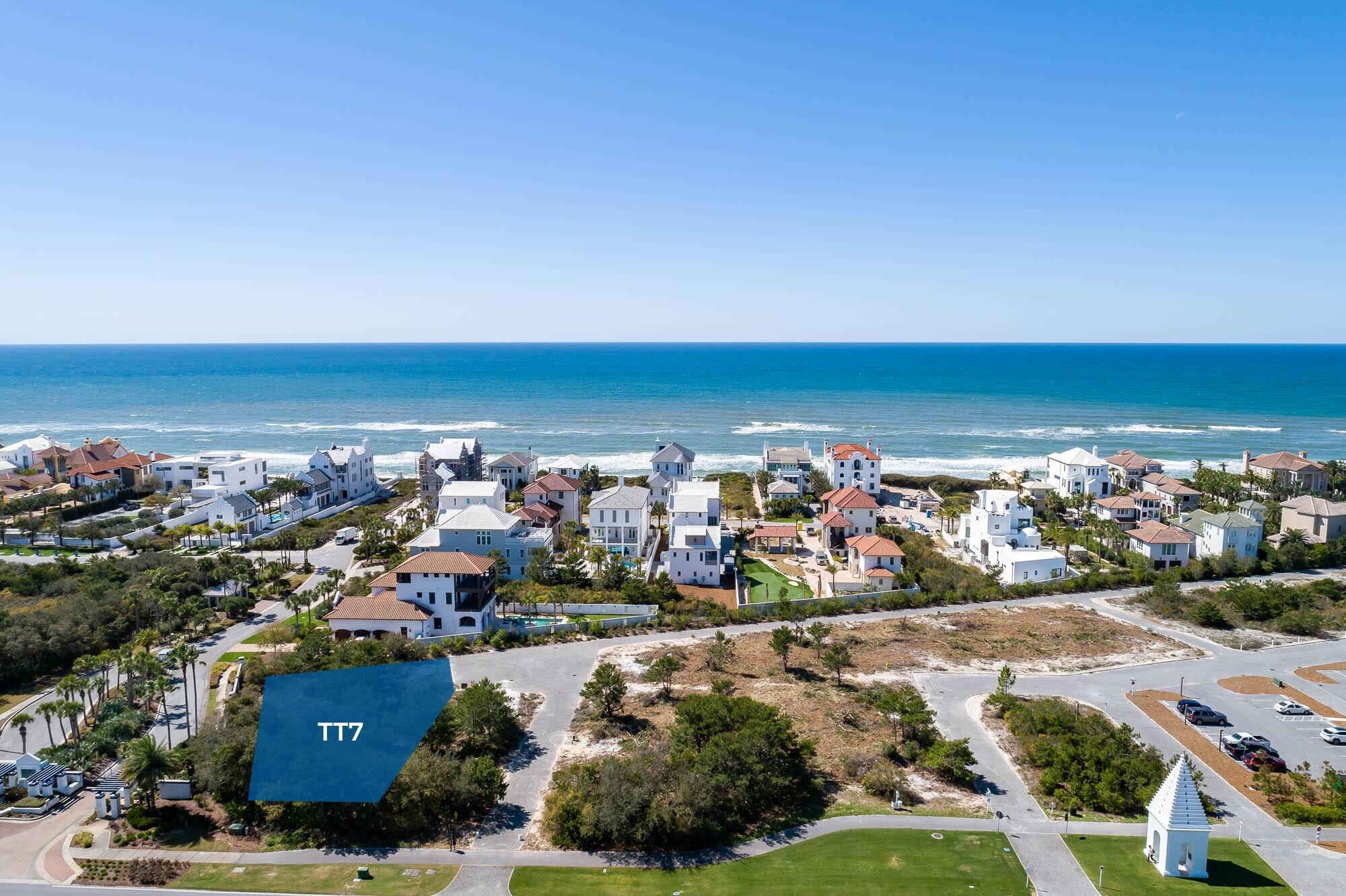 The TT Block homesites are located contiguous to the recently purchased UU & VV Blocks in the southeast corner of Alys Beach adjacent to Paradise by The Sea.