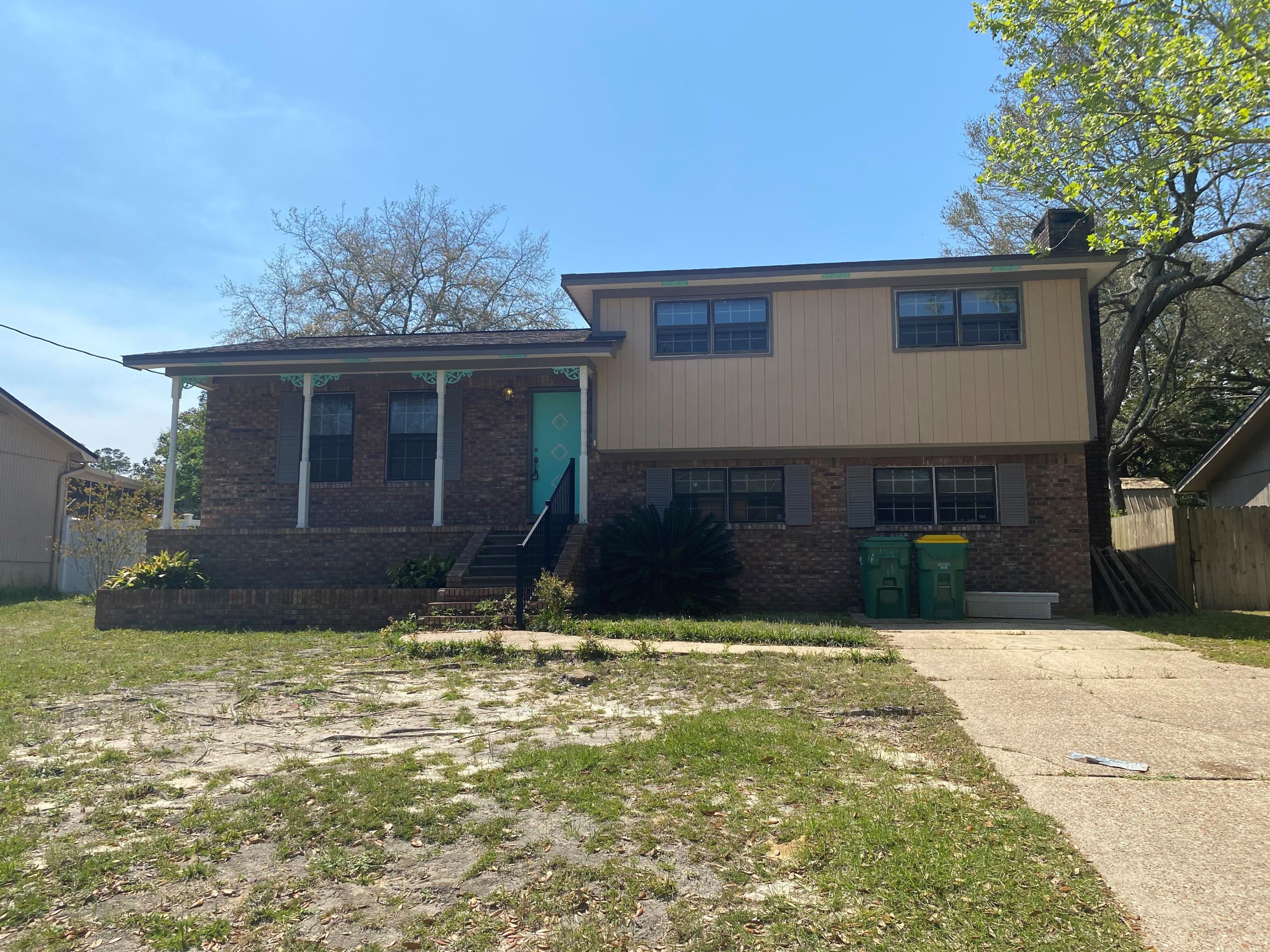 Investor Special. Home needs plenty of TLC. The demo has began on the inside. The materials have not been hauled away in the rooms. Opportunity to make this property shine. In place are a newer roof (2017), newer HVAC, and a newer hot water heater. The floorplan has 2 living areas in the tri-level home. The bedrooms are upstairs. The home does have a beautiful in-ground pool. Good size yard building that could be converted to a workshop. Fenced back yard.