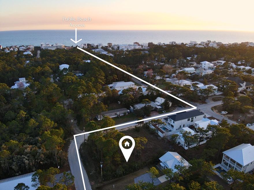 Welcome to your slice of paradise on Lot 11 Block 7 Elm Street, nestled within Gulf Shore Manor. Located just a stone's throw away from the coveted San Juan Beach access, this semi-wooded lot offers the perfect canvas for your dream coastal retreat. Embrace the serene ambiance of this Non-HOA community while still enjoying convenient access to nearby shops, restaurants, the renowned 30A bike path, and the iconic town of Seaside. Whether you're envisioning a tranquil getaway or an investment opportunity, this prime location presents endless possibilities. Don't miss out on the chance to make your coastal living dreams a reality in the heart of Seagrove.
