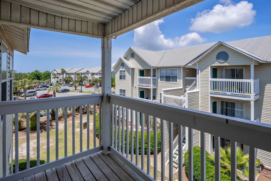This 2 bedroom, 2 bathroom condo is centrally located in the heart of Destin and is less than a mile from the beach. This third floor unit is in a prime location near the fitness center and pool. It's a spacious unit with a large living room, dining area, kitchen, and bedrooms down the hall. The master bedroom has a large walk in closet and there's a spacious owners closet on the balcony, which is perfect for storage. Indian Lakes has a play area, fitness center, pool, and is only a few blocks away from Wal-Mart, restaurants, and shopping.