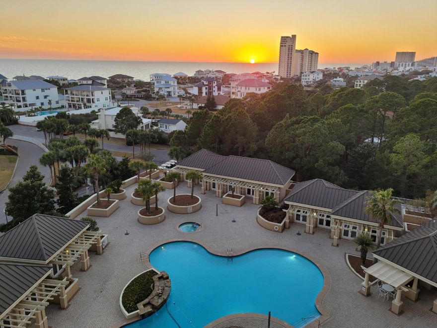Rare and unique opportunity to acquire the largest unit in One Beach Club, with the added incentive of a $50,000 seller allowance applied at the buyer's discretion (The Beach Club initiation fee, remodeling, closing costs, etc.) One owner since new construction and immaculately maintained, this single-story floorplan is located in the most luxury amenity-featured, private and highly secured non-rental building on the beach side of Sandestin. Highlights include over 900 SqFt of open living / dining area with direct Gulf views and balcony, and an approx. 700 SqFt master bedroom suite with a hallway privacy door, direct Gulf views, balconies, dual closets (the larger closet being over 100 SqFt), twin vanity master bathroom with separate private lavatories, and a second entry/exit door (in addition to the main foyer entry). 

The impressive size (4,134 SqFt) was created by the owner purchasing two units and combining the total space into one unit at new construction. Taking the *unique floorplan into consideration (see photos), the listing is priced below similar-sized, equivalent condos (*no restrictions on remodeling).

Spacious balconies outside of the living area and all bedrooms provide sweeping views of both the Gulf and Bay sides. Along with the traditional bedrooms, there is a flex room (counted as a bedroom) that was used as an office and art studio, designed with a customized art closet, a large nook area with direct Gulf views, and a balcony. There is also a traditional office with beautiful built-in shelving, Bay side view, and a balcony. Both the main foyer entry door and master suite entry door have storage closets and door-enclosed trash chutes in the outer hallway, a second privacy door from the elevator foyer to the entry door hallways, and direct stair access. Ownership also includes two assigned parking spaces located steps away from the elevator in the ground floor parking garage (see photos), and two storage cubicles easily accessed on the ground floor.

The building's amenities include security-code gated drive entrance, security-code lobby door entry and ground floor parking garage door entry, resort-style pool, hot tub, tennis / pickleball courts, fitness center, dual screen media room, social room that can be reserved for private functions, dual gas grill cooking area, as well as the wide array of amenities available within the Sandestin resort. 

The Beach Club is easily accessible on foot (approx. 3 minute walk), bike, or golf cart from the residence building pool or garage (see photos), and includes direct access to the private beach, resort-style pool with cabanas, lounging areas both poolside and overlooking the beach, and staff-served food and drinks.

A structural integrity inspection of the building was recently completed, reporting good results and no structural defects. 
Whether for a vacation home or primary residence, One Beach Club / Unit 903.904 is a truly special property listed at a truly fantastic price.  