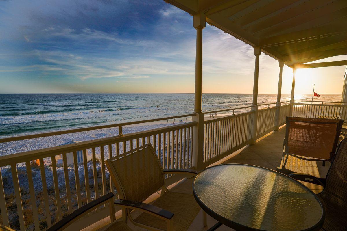 Pristine Gulf Vistas and exemplary coastal styling characterize this quintessential beach cottage masterfully built with masonry block exterior walls and primely situated on 50' of linear gulf frontage offering a private gulf front pool with exceptional space for entertaining. Notable features include five bedrooms, one of which is a pinterest-style bunk room, 10' ceilings throughout, solid oak flooring and sprawling first level living areas to soak in endless gulf views.