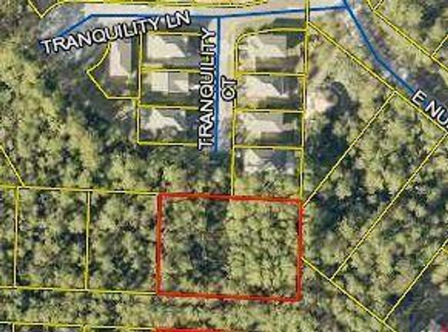 Looking for a double lot on which to build your dream home? Look no further! With well over 1/2 acre, no worries about neighbors being too close.Buyer to verify all data, details and information important to them.PRICE IS $85,000 FOR ONE LOT OR $160,000 FOR TWO