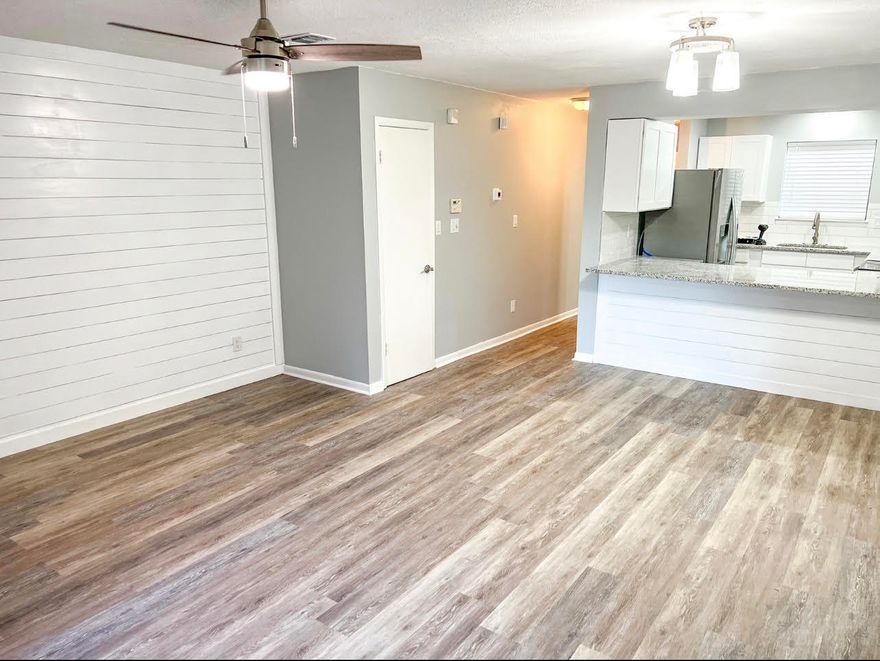 Centrally located in the heart of FWB, close to Eglin and Hurlburt. Only 10 minute drive to the beautiful Gulf Coast beaches. The property is newly renovated with Luxury vinyl planking, all new hard wood soft closing cabinet, all new appliances, New HVAC, New roof, and copper wiring. Walking distance to uptown station to all your favorite restaurants. This unit is an end unit as well. This home is move in ready!