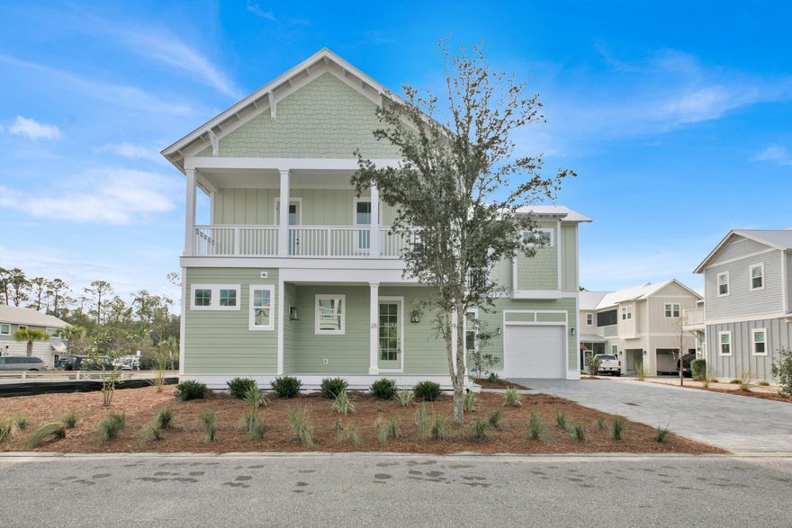 NEW CONSTRUCTION! READY FOR OCCUPANCY! JUST COMPLETED IN DECEMBER 2021.  THE BEAUTIFUL PALMETTO BAY PLAN BUILT IN VILLAGE AT GRAYTON BEACH WITH SO MUCH TO OFFER. THE OPEN CONCEPT LIVING HAS IT ALL.  DREAM KITCHEN WITH  STAINLESS APPLIANCES, SOLID SERVICE COUNTERTOPS, WOOD SHAKER STYLE CABINETS, SOFT CLOSE DRAWERS AND A BIG BIG ISLAND.  THIS AMAZING HOME HAS 4 BEDROOMS & 4.5 BATHS INCLUDING 2 MASTER BEDROOMS...ONE WHICH HAS A FREE STANDING TUB...AND OFF THE UPSTAIRS MASTER AN AMAZING BALCONY TO SIT AND HAVE YOUR COFFEE OR JUST TO ENJOY YOUR BEACH HOUSE IN BEAUTIFUL GRAYTON BEACH. THE FEATURES GO ON AND ON WITH DESIGNER TILE AND UPGRADED BLACK PLUMBING AND LIGHT FIXTURES, GARAGE INSTEAD OF CARPORT, GAS STUB FOR GRILLING, ON AN OVERSIZED LOT.  YOU DON'T WANT TO MISS THIS ONE!