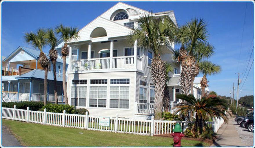 ''Waters Edge is vacationers dream! 2015 income of over $111,000. $130,000 projected for 2016. Sleeps up to 18 with 5 bedrooms and 4.5 baths in the main house and 1 bedroom and sleeper couch in the Carriage House. A 2 car garage provides off street parking. Enjoy your own heated pool or walk across the street to beautiful sugar sands of the Gulf. Flat panel TV's and DVD's in every bedroom, indoor and outdoor surround sound, I-pod dock, not to mention the Home theater in the living room. A fireplace for cozy evenings and ocean views from the beautiful balconies. Centrally located in Destin you are minutes away from world class shopping fishing, golfing and dining. Come relax, listen to the ocean breezes or shop til you drop then visit one of the fine restaurants.