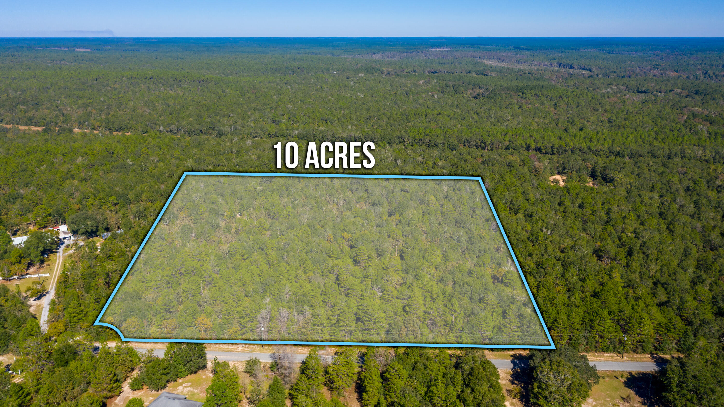 Come build your dream home! Paved road access! Situated on just over 10 acres, this piece of land is your perfect paradise.
