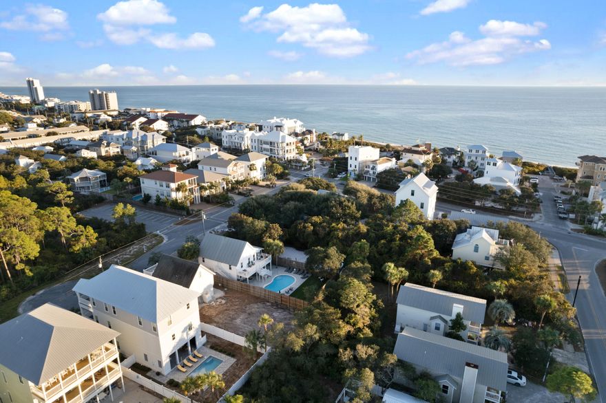 Ideally located in the heart of Seagrove Beach off Scenic HWY 30A, 59 Santa Clara offers a true oasis. Situated within a few steps of the sugar white sands and emerald waters, this property showcases two separate units.  Positioned less than one mile to iconic Seaside, FL; the main unit offers three bedrooms and two full bathrooms on the second and third floor; while the second unit contains two bedrooms and 2 bathrooms. The outdoor retreat is highlighted by a large newly plastered private pool, 500 square feet of screened porches and ample additional outdoor living. Features of the property include vaulted ceilings, new windows, designer flooring, quartz countertops, built-ins and stainless steel appliances.