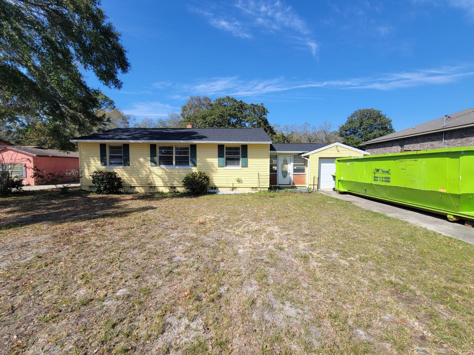 Square feet includes back cottage to be fixed up by new buyer . 2022 Roof just Installed! Handyman Special.. Airbnb Possibilities!! - New roof has been installed. Back detached apt. is 386 feet included in footage. A Diamond in the rough. This home has so much potential but does need work. Home is being sold AS IS. There is a building in the back that could be a Studio Apt or Mother in Law.. It already has plumbing and half bath.. Home has 1 car garage and screen porch. Nice backyard. Beachview has a neighborhood waterfront park.