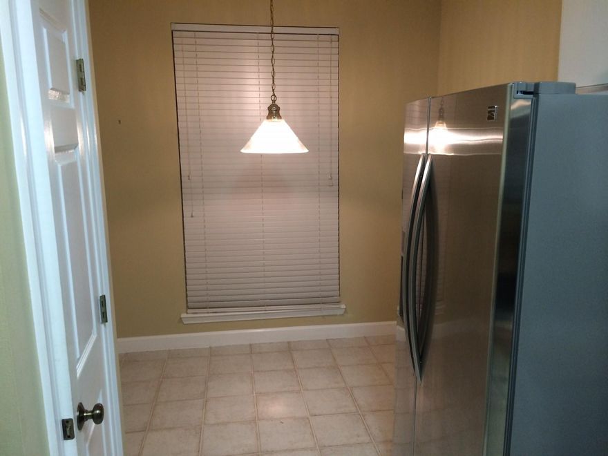 Freshly painted 3 bedroom townhome with first floor master bedroom and a gas fireplace in the living room. Upstairs you will find 2 bedrooms and bath and a small office.