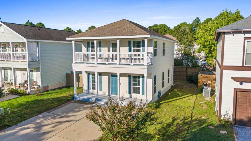 PRICED TO SELL - OFFERS DUE by November 1st.Charming 3-bedroom, 2.5-bath coastal cottage in the heart of Santa Rosa Beach. Open and spacious layout with kitchen featuring a center island, ample cabinetry, and modern stainless-steel appliances. The spacious primary suite includes a dual vanity, walk-in shower, soaking tub, and access to an oversized front porch perfect for relaxing. Additional highlights include an EV charger, washer/dryer, storage shed, and freshly replaced sod. Located in Mosaic Oaks, a small community with low HOA dues of only $50 per month and convenient access to local amenities. Enjoy the best of coastal living with nearby Choctawhatchee Bay and a public boat launch at Hogtown Bayou and just a 10 minutes to 30A, Gulf Place and Ed Walline Public Beach Access.