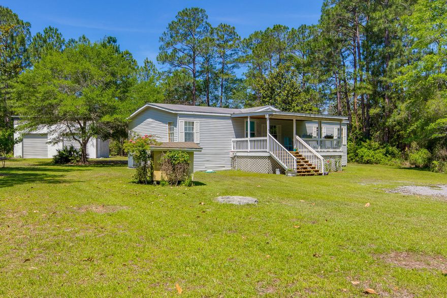 Welcome to your own secluded paradise! Located in the private community of Point Washington, this cute little home would make a perfect second home, or a first home for a special buyer. This property is situated on just over an acre and features a large block construction garage, perfect for hobbies or parking your oversized boat. Call today to view this gem! You will be glad you did.