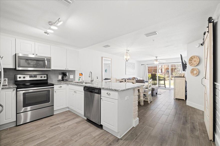 Completely renovated 3BR/2BA condo in Miramar Beach with private beach access! Features quartz countertops, upgraded bathrooms, and stylish coastal decor. This turnkey unit is a proven short-term rental powerhouse--ideal for investors or a personal beach retreat. Enjoy open-concept living and easy access to dining, shopping, and the sugar-white sands of the Gulf. Don't miss this high-income opportunity in a prime location!