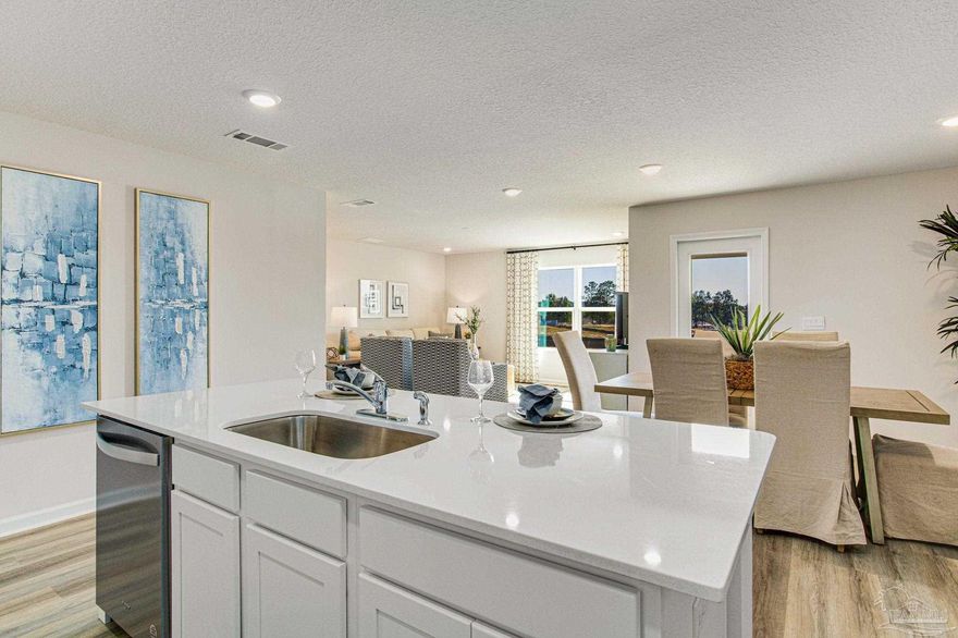 ALMOST MOVE IN READY! NEW CONSTRUCTION on large homesites in HIGHLANDS. Fast growing N. Crestview. The popular Cali model with its desirable open design for comfortable living & entertaining. 4 beds, 2 baths, covered patio, 2 car garage & awesome amenities. Well-designed kitchen features: GORGEOUS Quartz counter-tops stainless appliances, lg. island, smooth-top range, built in microwave, quiet dishwasher & pantry. Striking wood look flooring & PLUSH carpet in the bedrooms. The 'Smart Home Connect' System offers a variety of Smart Hm. Devices for your convenience. Bedroom 1 & adjoining bath has a lg. walk-in closet, beautiful Quartz counter-tops, double sinks, lg. shower & more. STYLISH curb appeal. Easy drive to the airport, military base, Ft. Walton, Destin beaches & minutes golfing.