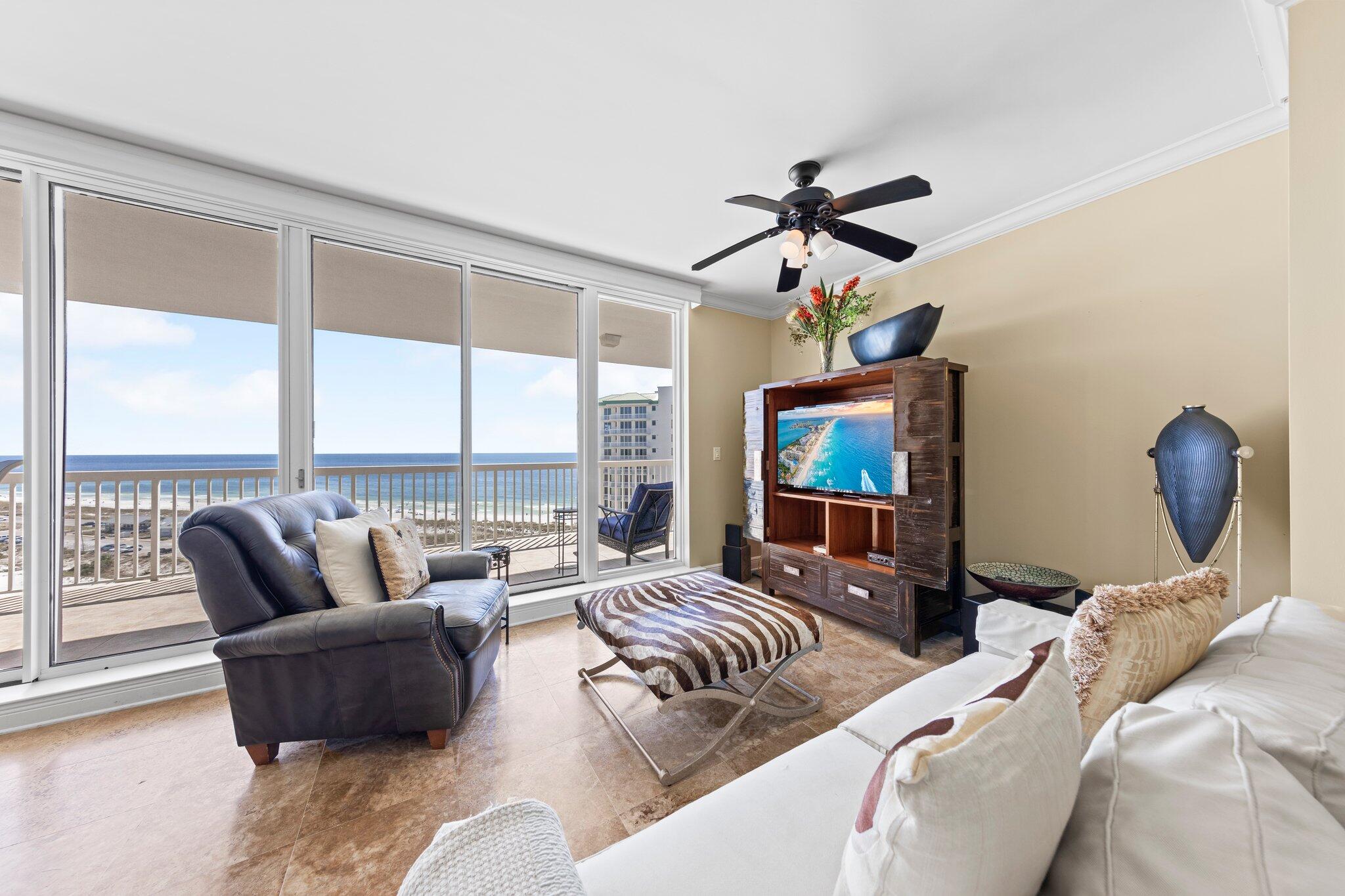 Stunning fully furnished 2-bedroom, 2.5-bathroom condo located in beautiful Destin, FL. Situated on the 12th floor, this condo offers breathtaking Gulf views that will leave you in awe. Step inside and be greeted by the elegance of granite countertops that add a touch of sophistication to the space. The kitchen boasts top-of-the-line stainless steel appliances, perfect for those who love to cook and entertain. After a long day, take a dip in the refreshing swimming pool, where you can relax and soak up the Florida sunshine.
