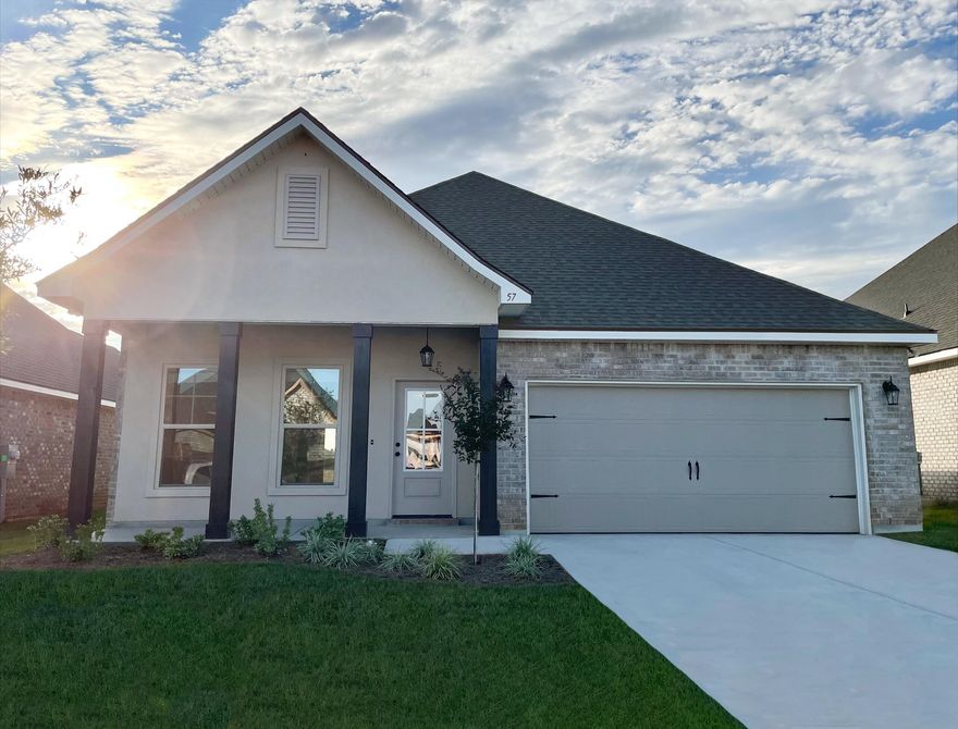 Awesome Builder Rate Incentives!  (Restrictions apply) 

The OAKSTONE V A in The Bluffs at Lafayette community offers a 4 bedroom, 2 full bathroom open design. Upgrades added (list attached).
Special Features: double vanity, garden tub, separate shower, and walk-in closet in master bath, crown molding, kitchen island, walk-in pantry, covered rear patio, recessed lights, undermount sinks, framed mirrors, landscaping, architectural 30-year shingles, flood lights, and more!
Energy Efficient Features: tankless gas water heater, kitchen appliance package, vinyl low E windows, and more!