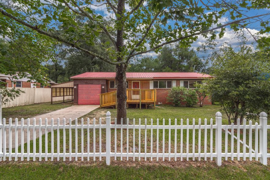 Calling on all investors and first time home buyers. This 2/1 is located in central Crestview within walking distance of Twin Hills park. Home has a metal roof, A/C system installed in 2005, fresh paint, new fixtures, and cooled Florida Room. Plenty of storage in the backyard with a workshop, garden shed, and a gazebo to sit in and relax. Call to schedule your showing today!!!