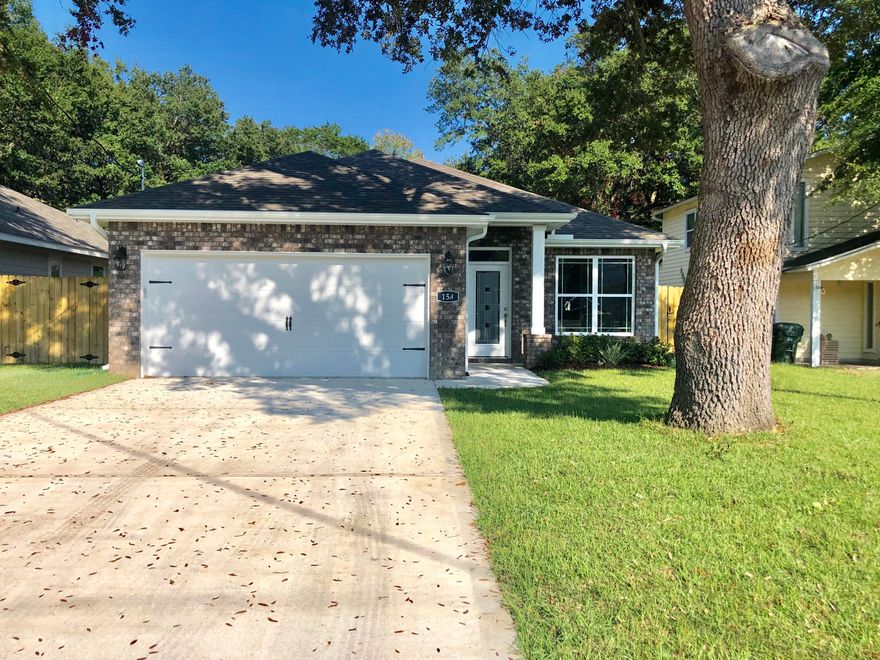 Welcome home to this beautiful BRAND NEW 4 bedroom 2 bath Watree Home.Minutes from HWY 98, and the white sandy beaches. Easy commute to Hurlburt Field.As you enter this fabulous home you will be greeted with a beautiful kitchen with a separate dining area. Beautiful kitchen cabinetry, granite countertops and large granite breakfast bar. Spacious living room with beautiful tile floors. Master bedroom offers tray ceilings. In the master bath you will love the double granite vanity, separate shower, and garden tub to relax in. This home offers a spacious fenced back yard for lots of entertaining and family time. Make this beautiful home yours today! Buyer to verify all measurements of importance.